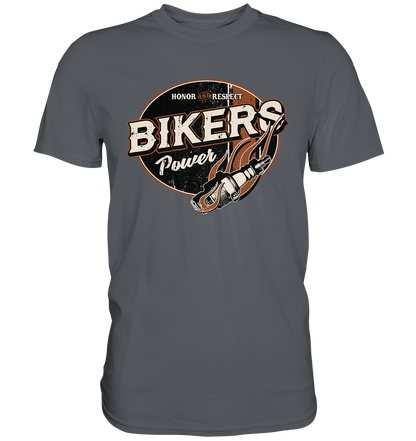 Bikers Power - Honor & Respect, Premium unisex Shirt