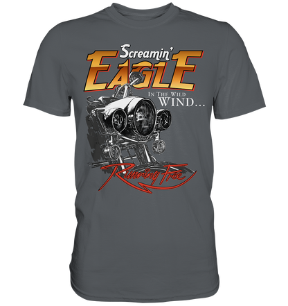 Screamin eagle, running free - Premium unisex Shirt