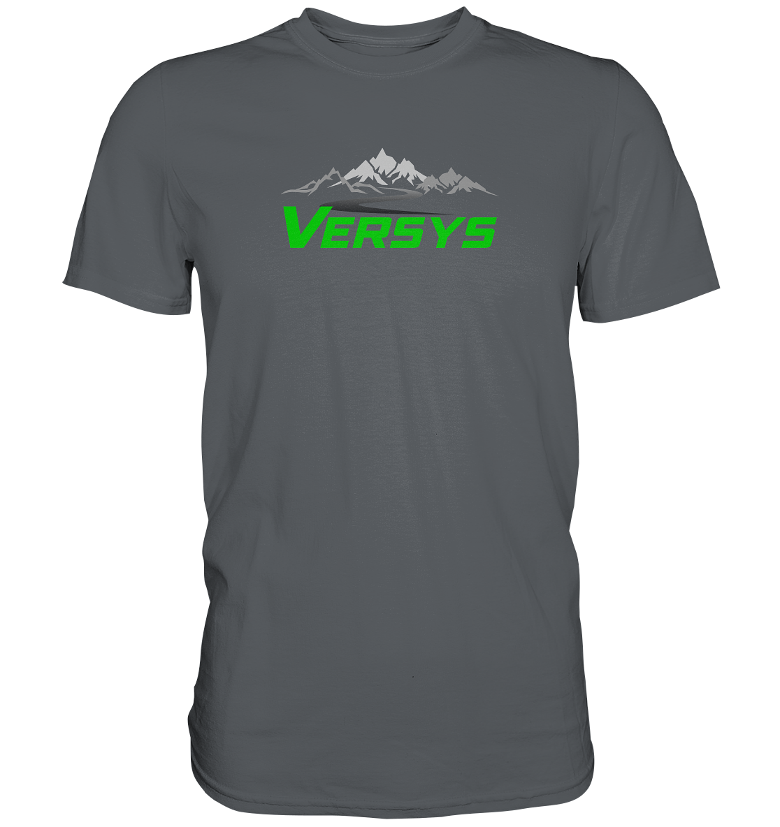 Versys mit Landschaft - dunkle shirts - Premium unisex Shirt