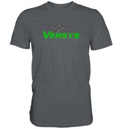Versys mit Kompass - dunkle shirts - Premium unisex Shirt