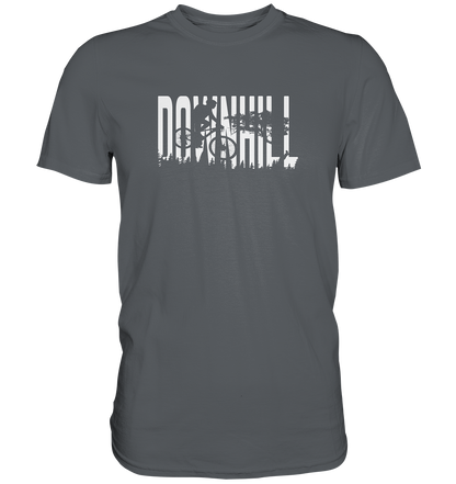 Downhill Motiv einfarbig - Premium unisex Shirt