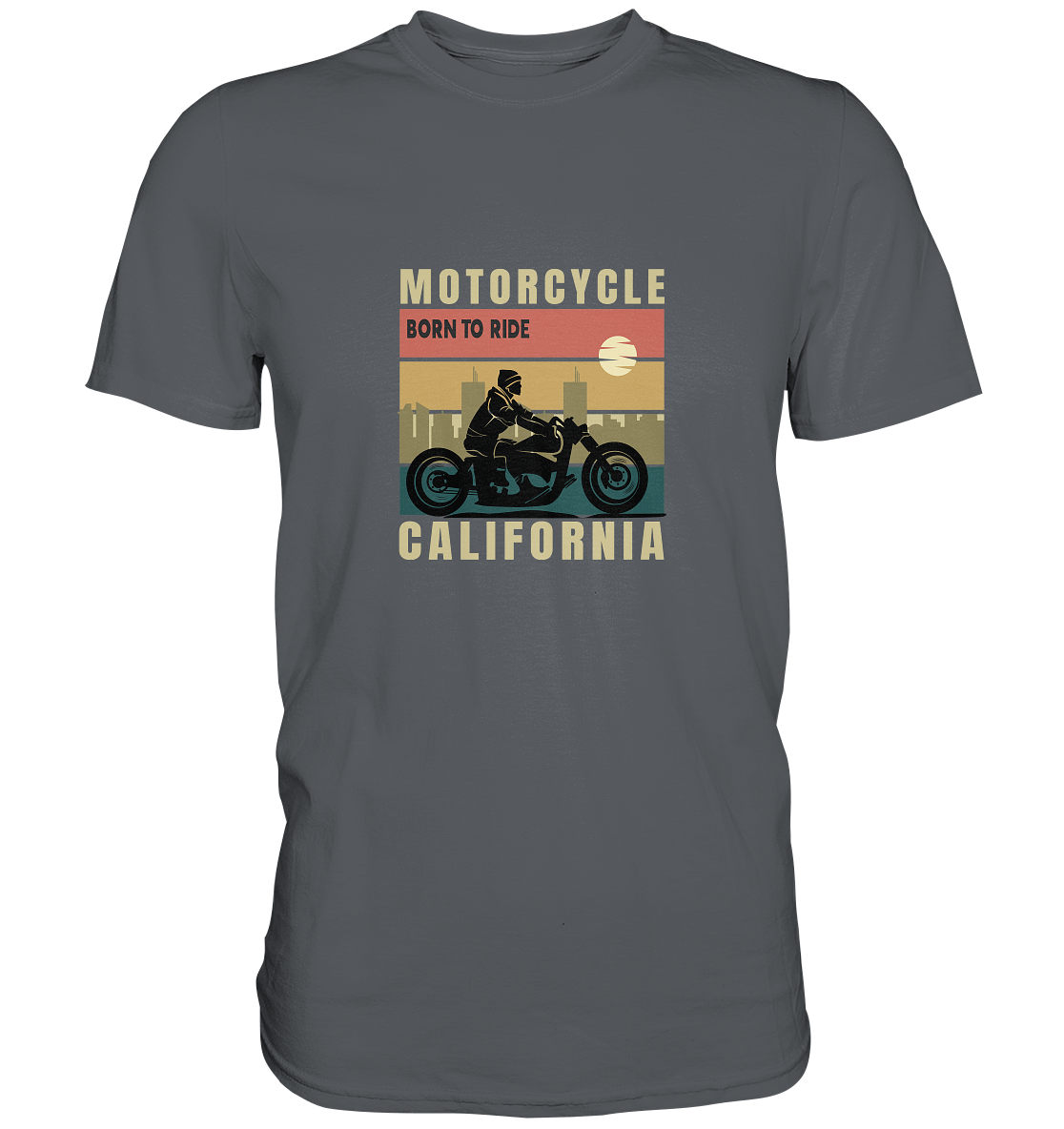 Motorcycle California - Born to ride - Premium Unisex Shirt