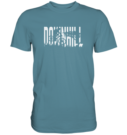 Downhill Motiv einfarbig - Premium unisex Shirt