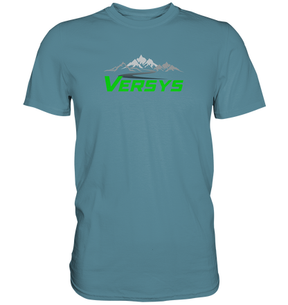 Versys mit Landschaft - dunkle shirts - Premium unisex Shirt