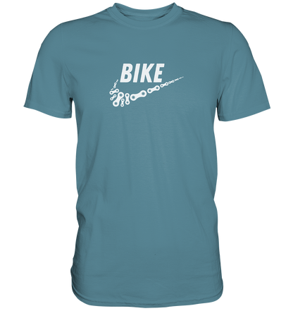 Stylisches Bike Motive mit Kette - Premium unisex Shirt