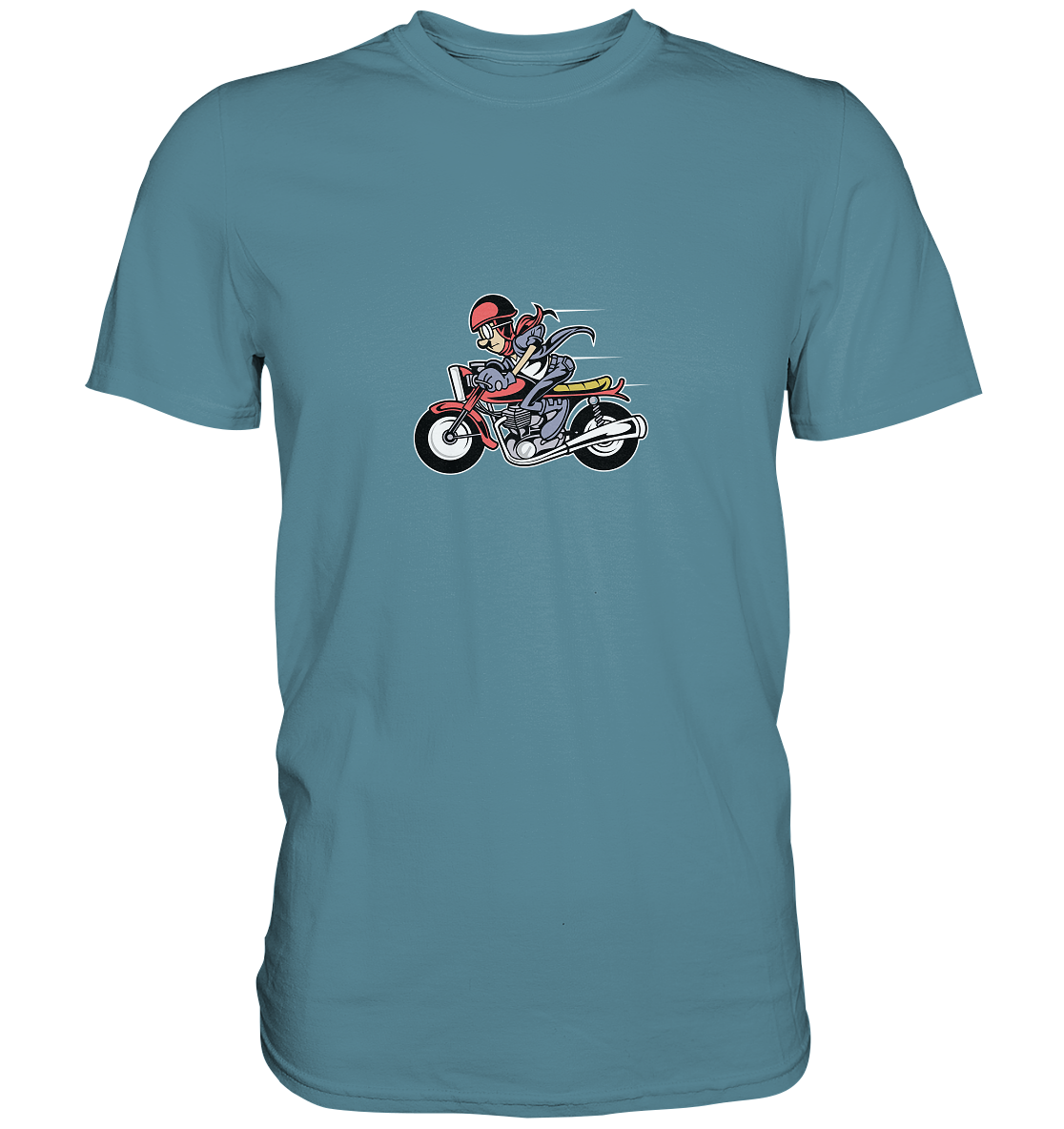 Caferacer Cartoon - Premium Unisex Shirt - mehrere Farben