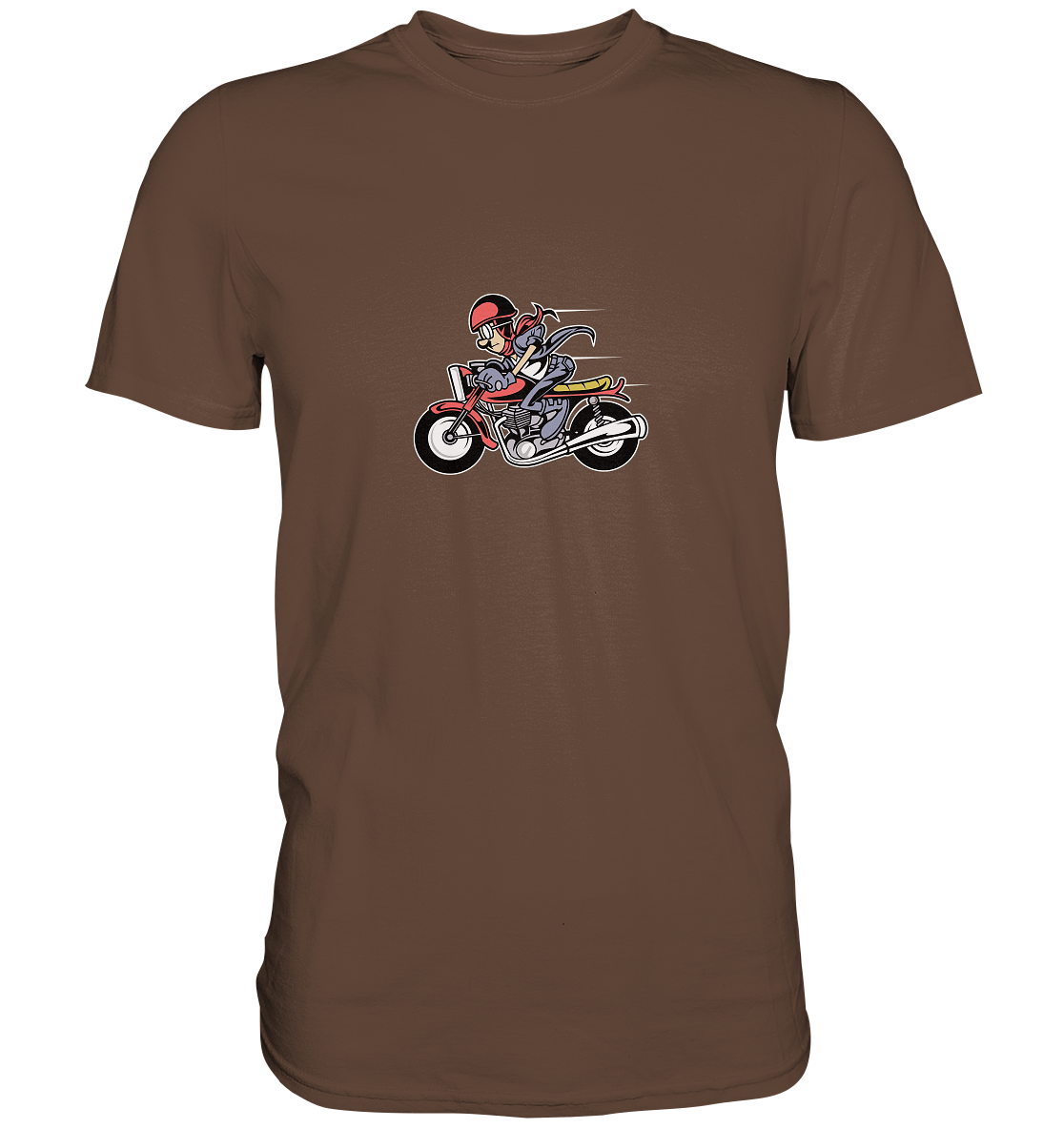 Caferacer Cartoon - Premium Unisex Shirt - mehrere Farben