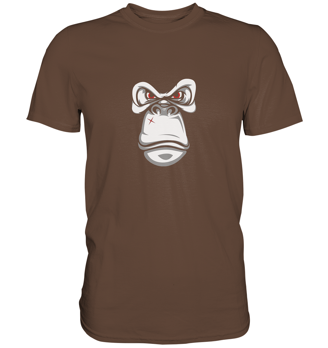 Motiv: Angry  Gorilla - Unisex Premium Shirt - mehrere Farben