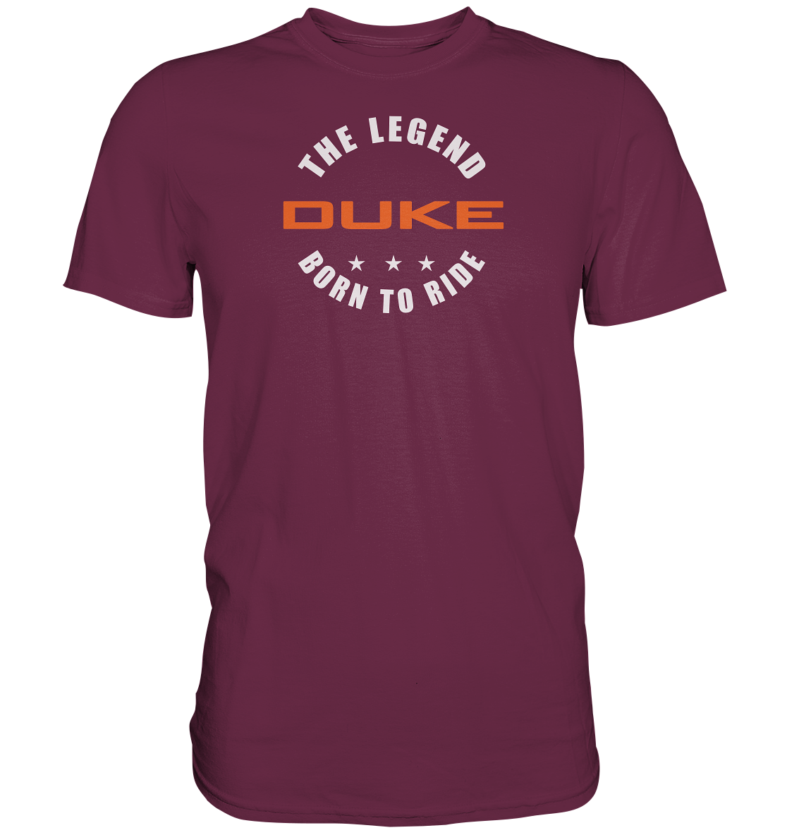 Duke - the legend, born to ride - dunkle Shirts - Premium unisex Shirt