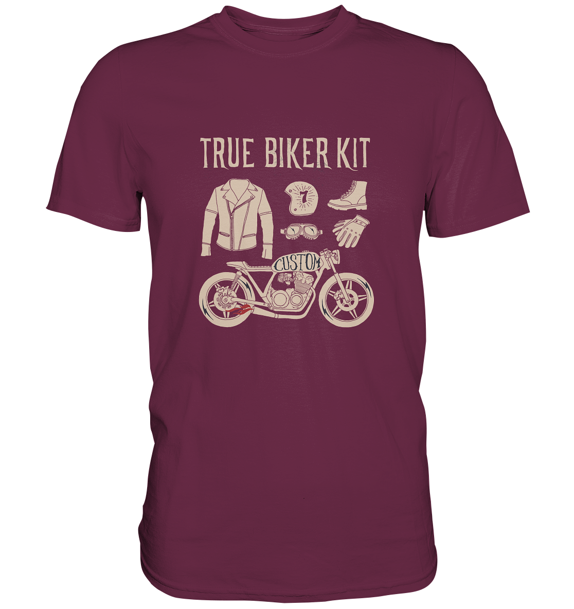 True Biker Kit - Premium Unisex Shirt - mehrere Farben