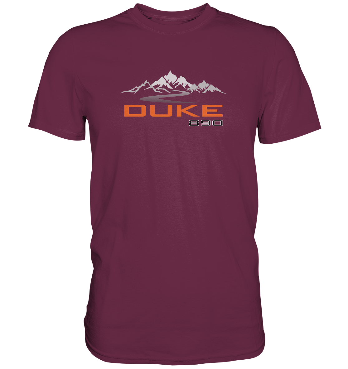 Duke 890 Tourmotiv - Premium unisex Shirt