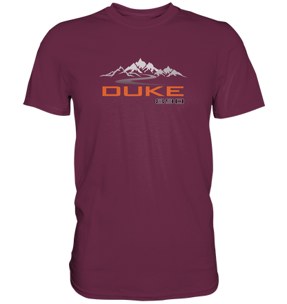 Duke 890 Tourmotiv - Premium unisex Shirt