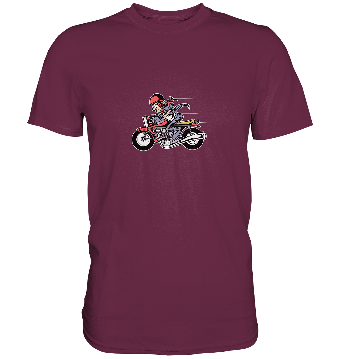 Caferacer Cartoon - Premium Unisex Shirt - mehrere Farben