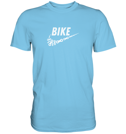 Stylisches Bike Motive mit Kette - Premium unisex Shirt