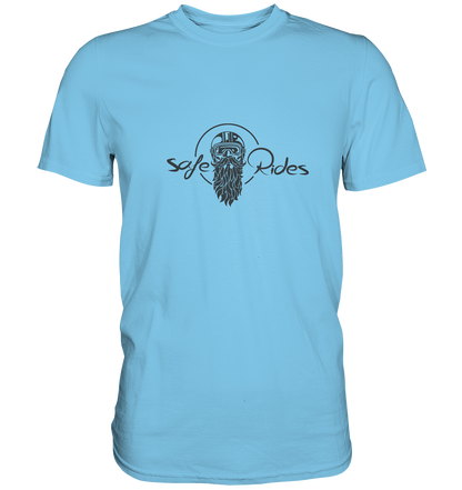 Save Rides Spruch - Premium Unisex Shirt - mehrere Farben