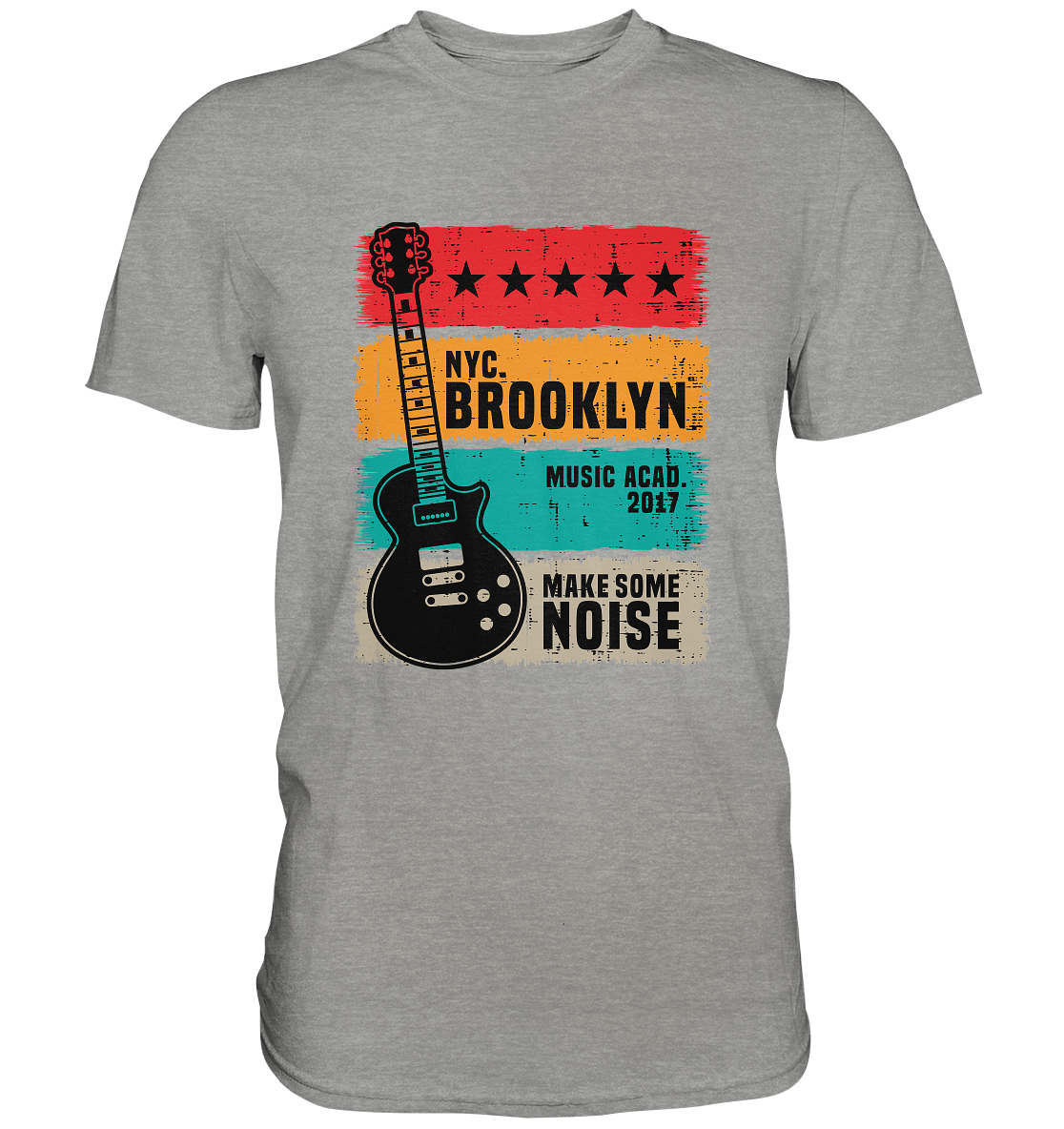 Brooklyn Guitar - Unisex Premium Shirt - mehrere Farben