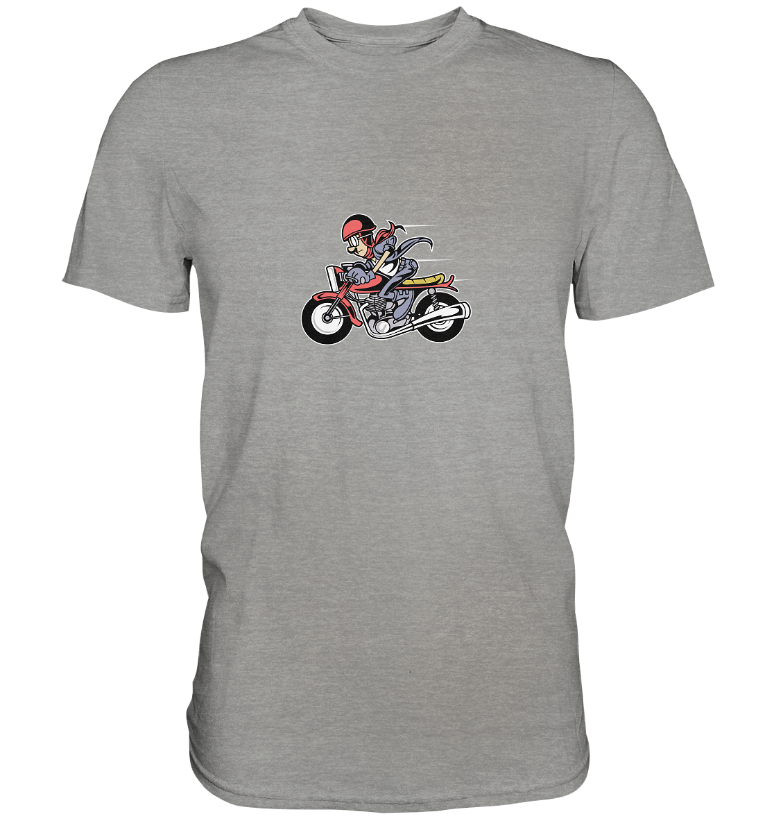 Caferacer Cartoon - Premium Unisex Shirt - mehrere Farben
