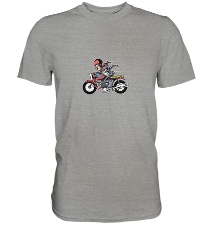 Caferacer Cartoon - Premium Unisex Shirt - mehrere Farben