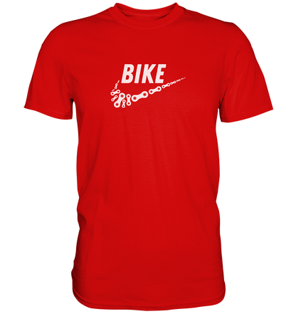 Stylisches Bike Motive mit Kette - Premium unisex Shirt
