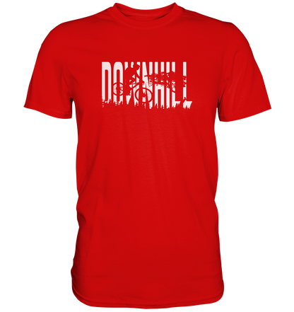 Downhill Motiv einfarbig - Premium unisex Shirt
