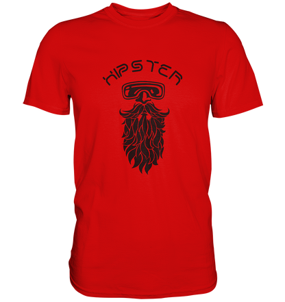 Hipster - Premium Unisex Shirt - mehrere Farben
