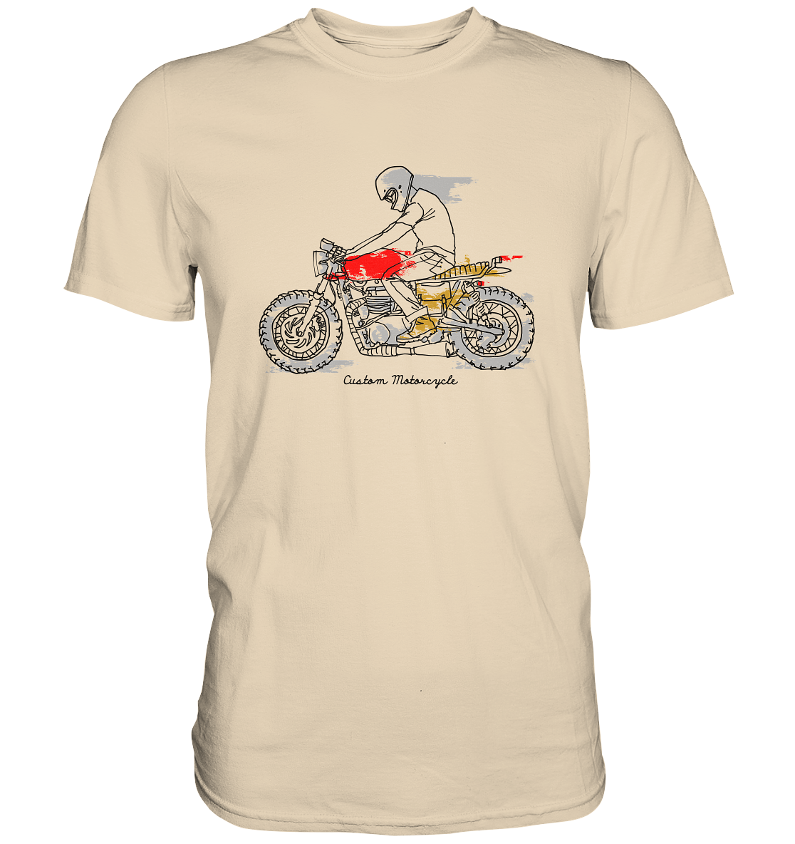 Custom Motorcycle - Premium unisex Shirt