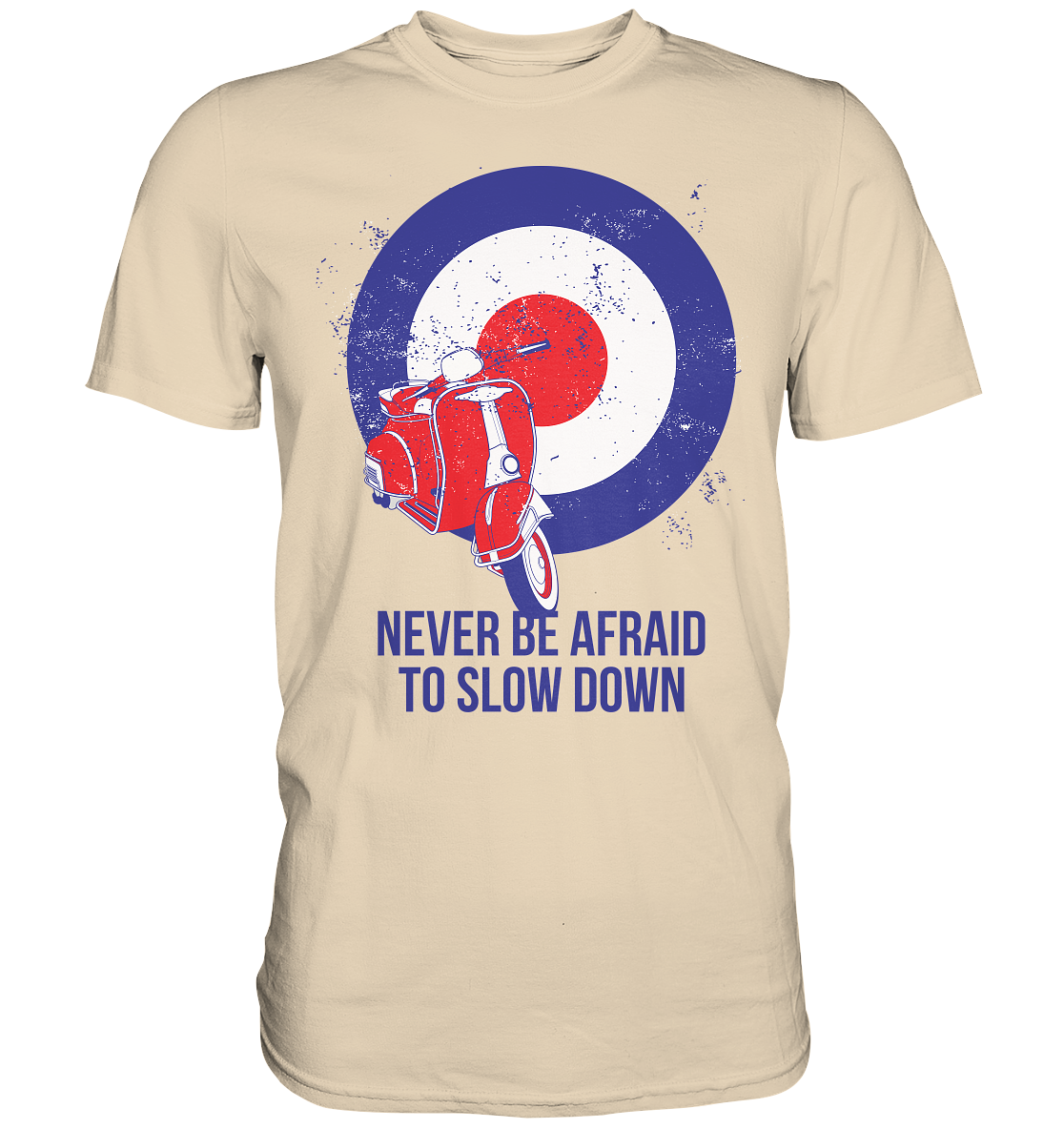Never be afraid to slow down - Premium unisex Shirt