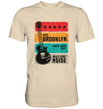 Brooklyn Guitar - Unisex Premium Shirt - mehrere Farben