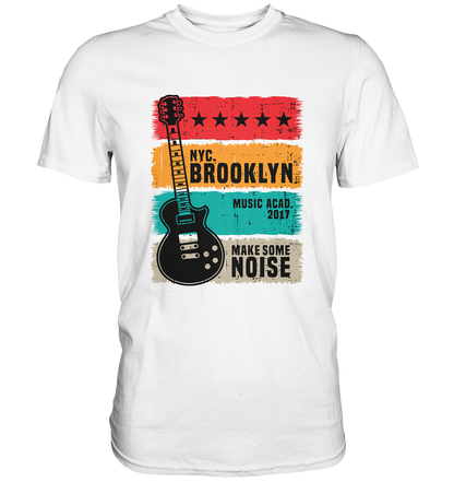Brooklyn Guitar - Unisex Premium Shirt - mehrere Farben