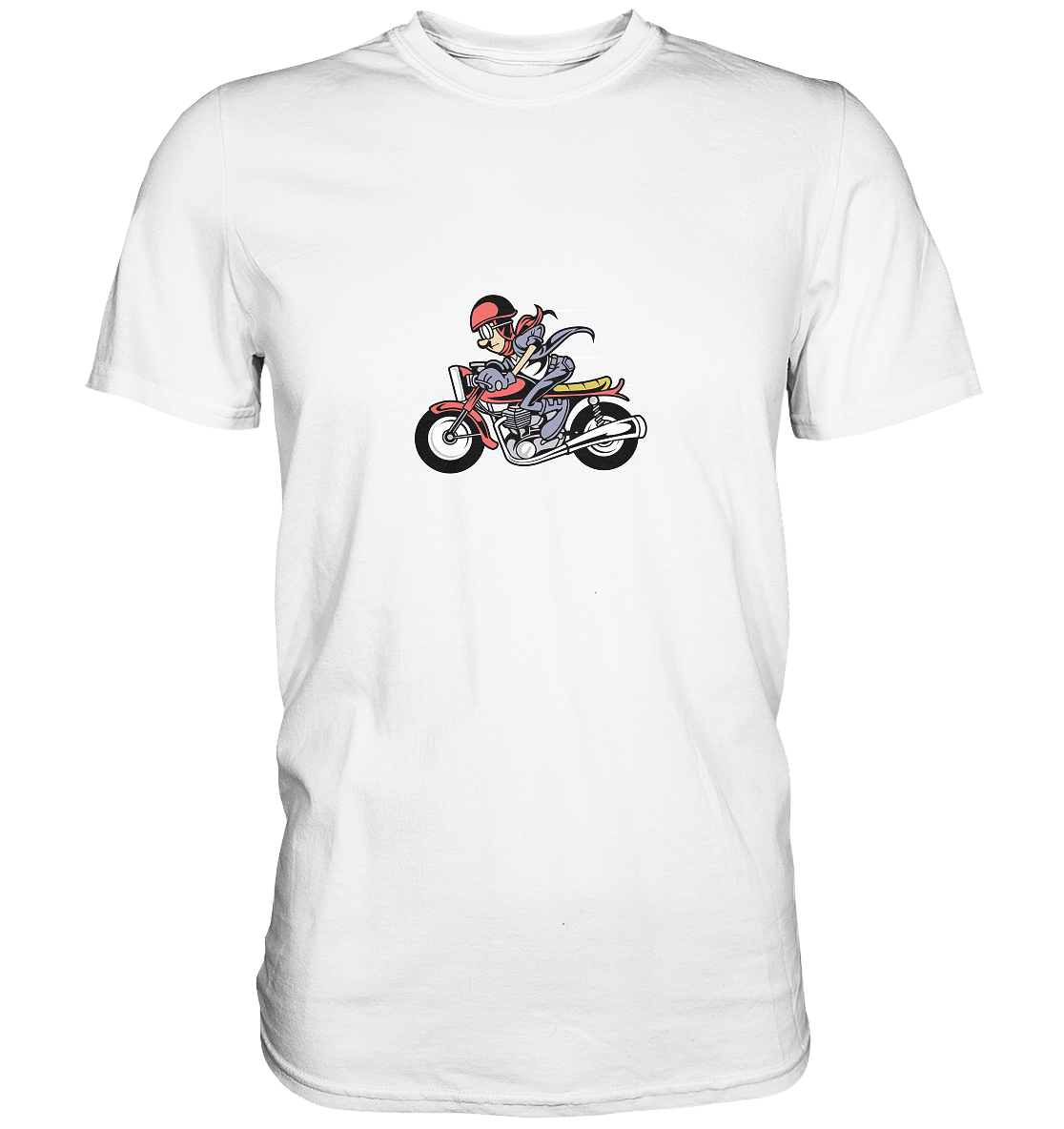 Caferacer Cartoon - Premium Unisex Shirt - mehrere Farben