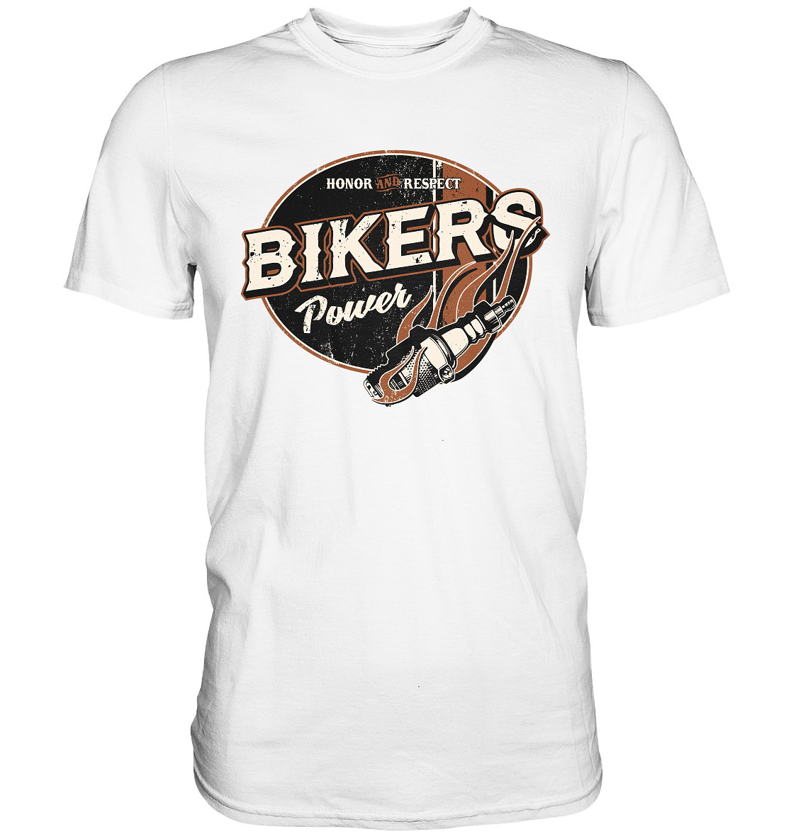 Bikers Power - Honor & Respect, Premium unisex Shirt