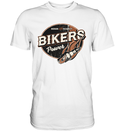 Bikers Power - Honor & Respect, Premium unisex Shirt