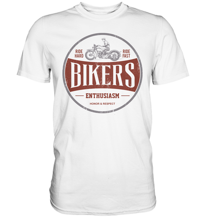 Oldschool ride hard ride fast - Premium unisex Shirt