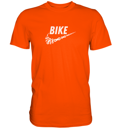 Stylisches Bike Motive mit Kette - Premium unisex Shirt