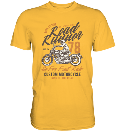 Road Runner - Premium Unisex Shirt - mehrere Farben