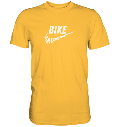 Stylisches Bike Motive mit Kette - Premium unisex Shirt