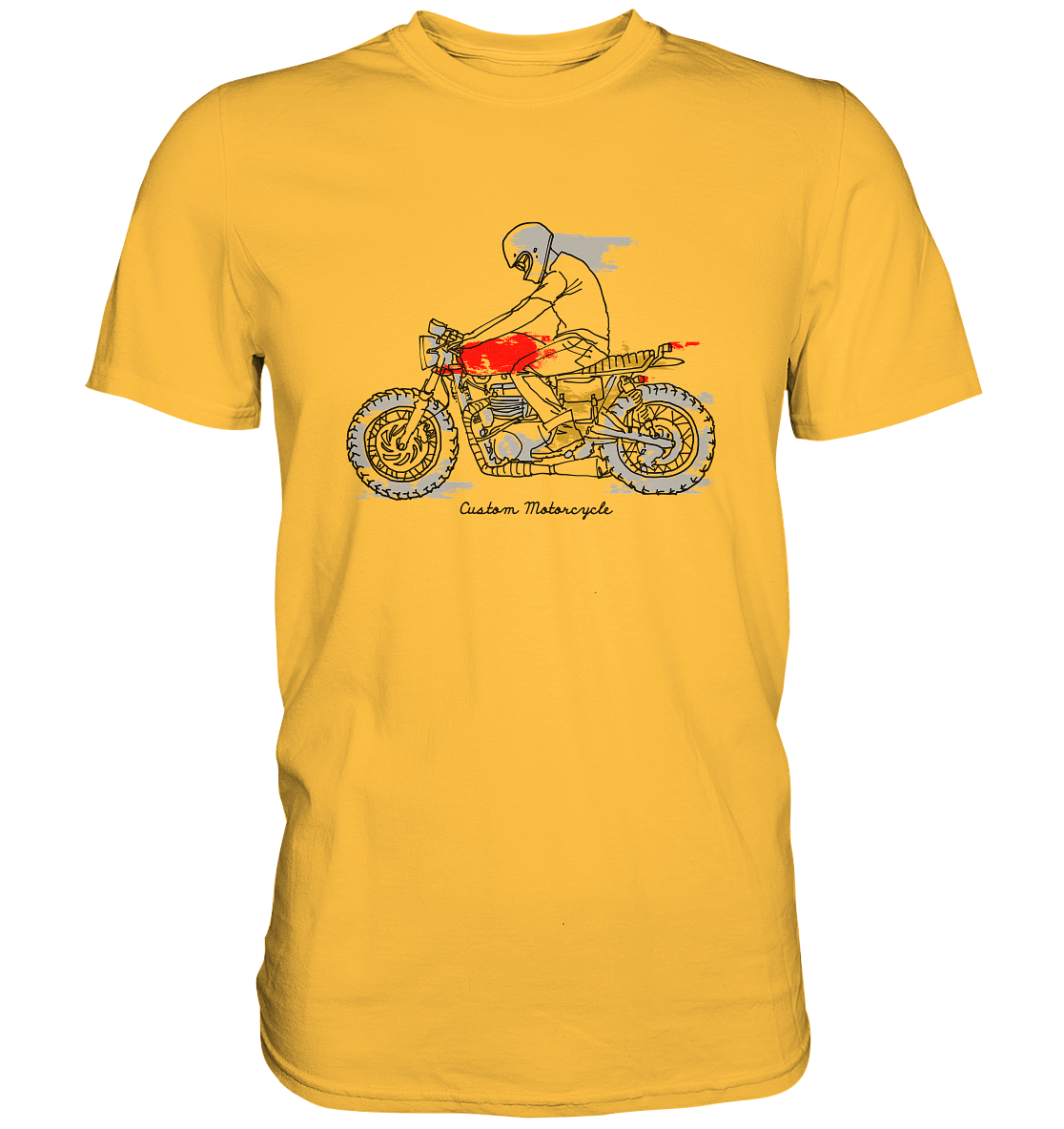 Custom Motorcycle - Premium unisex Shirt