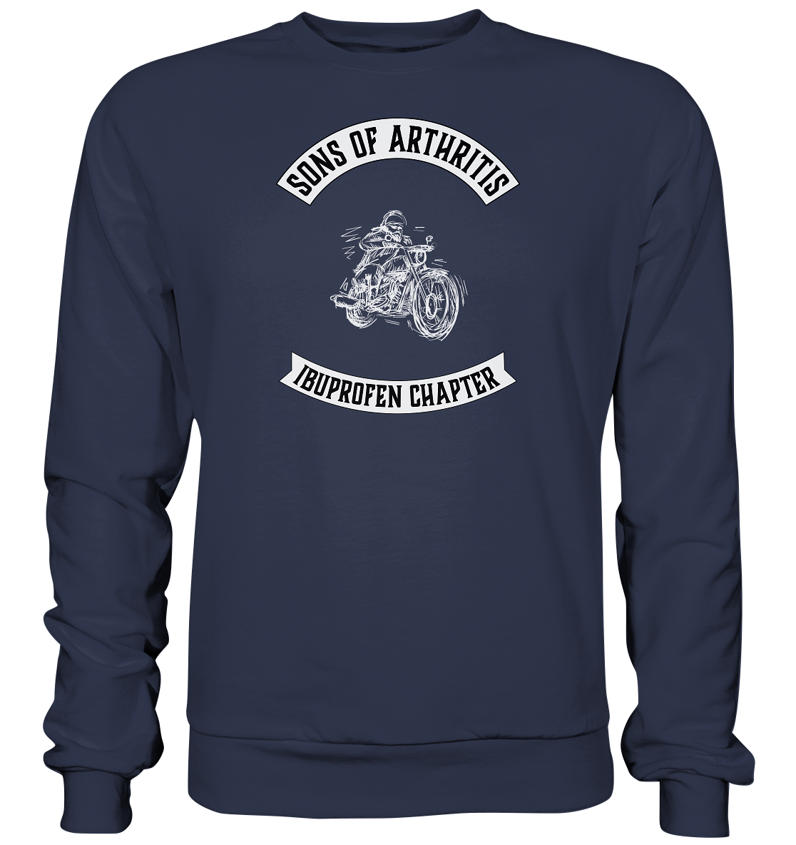 Sons of Arthritis. stlisierter Biker - Premium unisex Sweatshirt