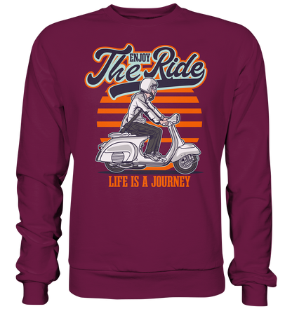 Enjoy the ride (Scooter) - Premium unisex Sweatshirt