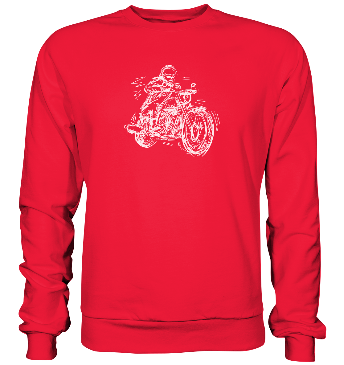 Stilisierter Biker - Premium unisex Sweatshirt