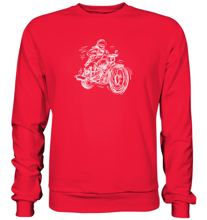 Stilisierter Biker - Premium unisex Sweatshirt
