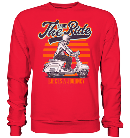 Enjoy the ride (Scooter) - Premium unisex Sweatshirt