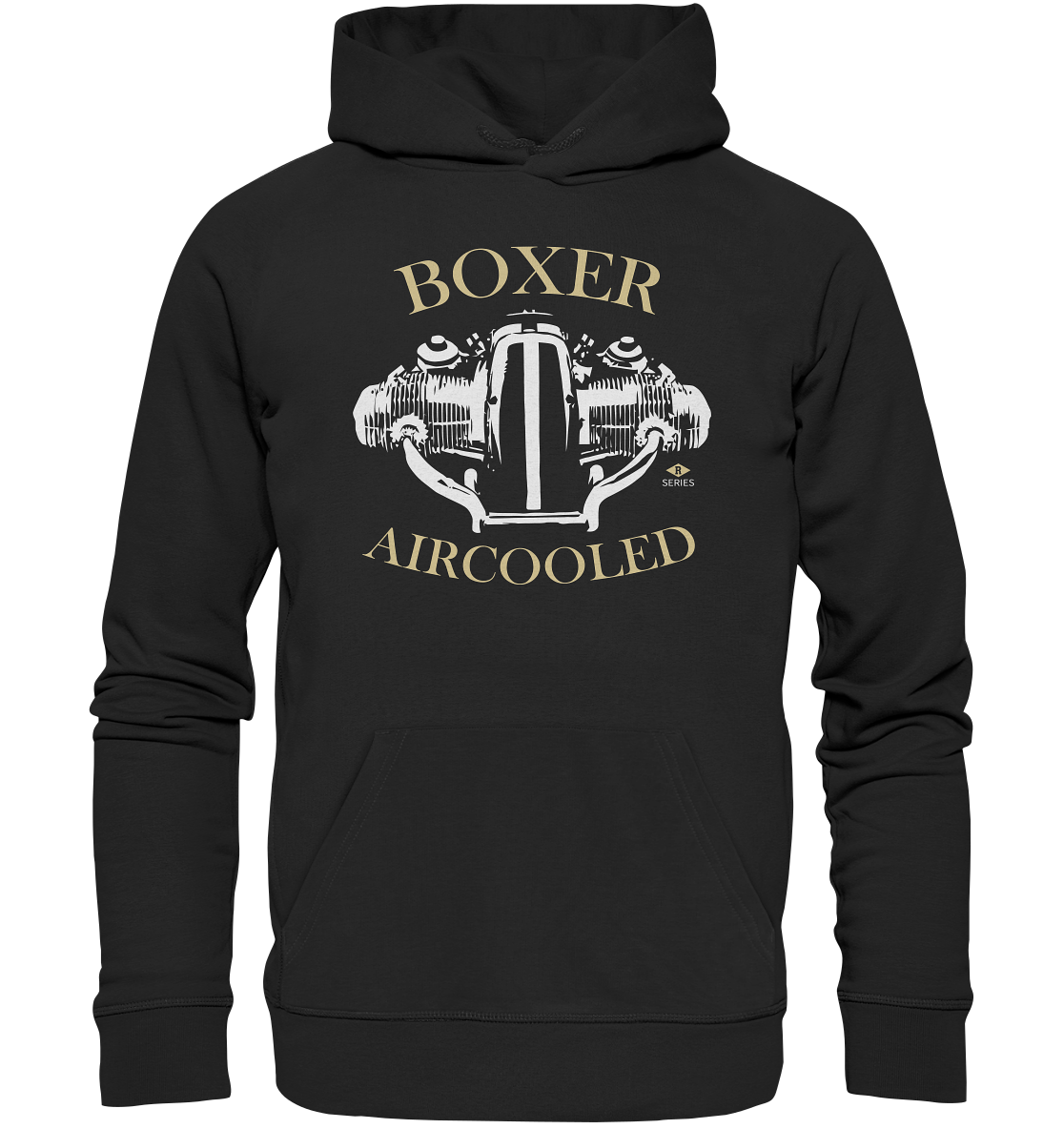 Motiv (vorne) Boxermotor - Premium Unisex Hoodie