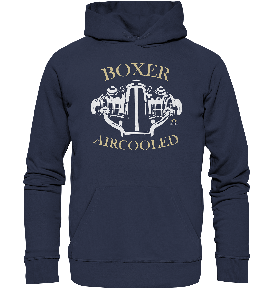 Motiv (vorne) Boxermotor - Premium Unisex Hoodie