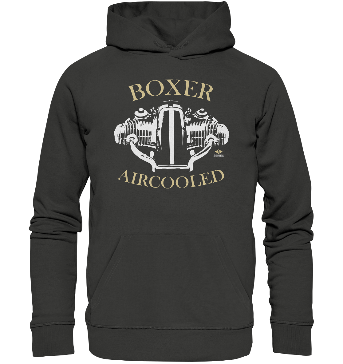 Motiv (vorne) Boxermotor - Premium Unisex Hoodie
