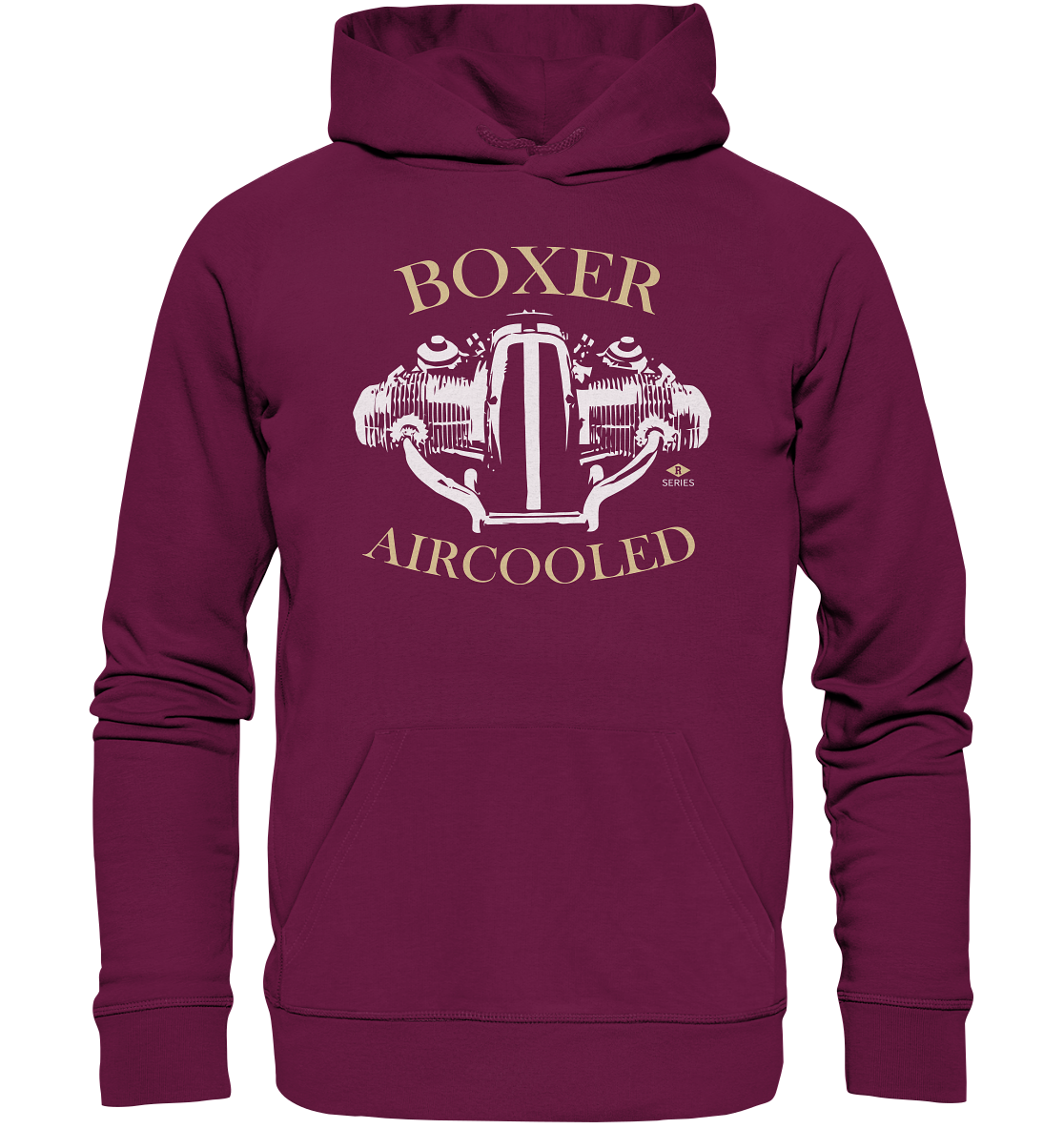 Motiv (vorne) Boxermotor - Premium Unisex Hoodie