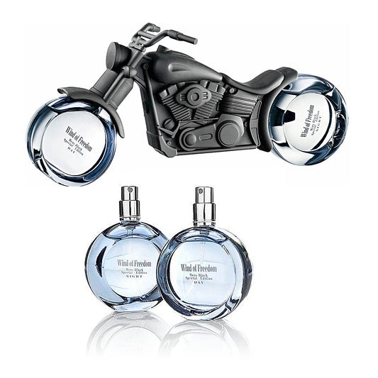 Eau de Parfum, Men - Wind of Freedom "Black" - 1 Tagesduft & 1 Nachtduft