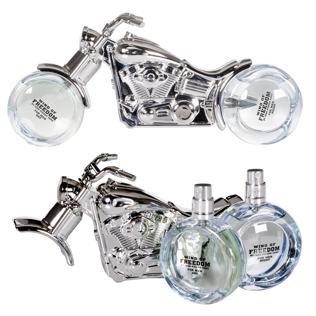 Eau de Parfum, Men - Wind of Freedom "Silver" - 1 Tagesduft & 1 Nachtduft