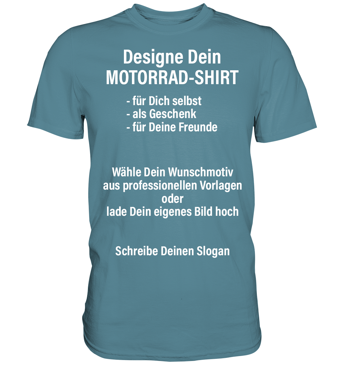 Gestalte Dein Motorrad Shirt mit professionellen Vorlagen.